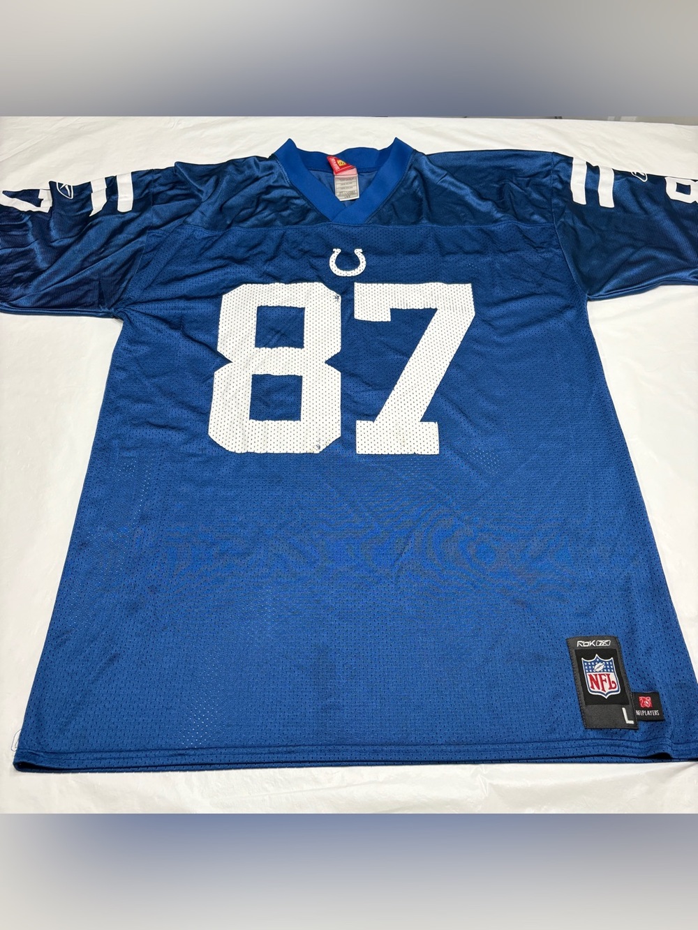 Reebok NFL Indianapolis Colts Wayne #87 Jersey Men’s Large